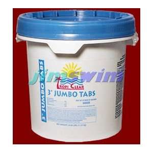 4.81 Pounds 3 Chlorine Tablets by TropiClear Patio, Lawn 