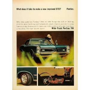  1965 Ad GTO 1966 Wide Track Pontiac Women Model Tiger 