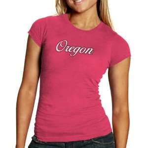  Oregon Ducks Ladies Pink Komodo T shirt