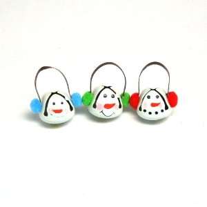  Snowman Bell Ornaments Toys & Games