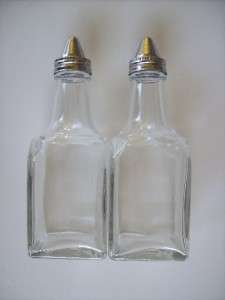 Glass Oil & Vinegar Cruet Set New  Cruets  