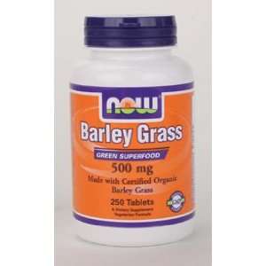 NOW Foods   Barley Grass 500 mg 250 tabs Health 