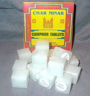 Natural Camphor Tablets Kanaiya Brand 64 tabs 200gs  