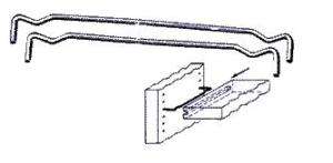 MAGIC WIRE CONCEALED SHELF SUPPORT, 6 1/4 LENGTH  