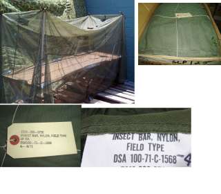 US Military Surplus MOSQUITO FIELD Insect NET NETTING  