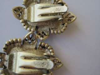 Judy Lee Topaz & Citrine Pendant Necklace Earring Set  