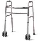 Medline MDS86410XWW Bariatric Folding Walker with 5 Wheels Case Of 1 