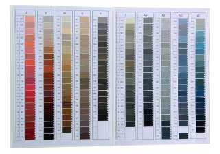 YKK MASTER COLOR CARD  400+ colors  for all YKK ZIPPERS  