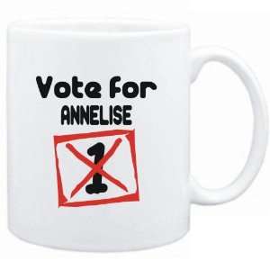    Mug White  Vote for Annelise  Female Names