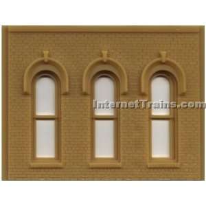  DPM O Scale Modular Parts   Arched Windows (2 per pack 