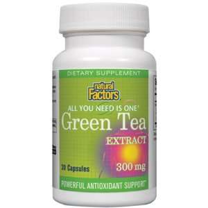  Green Tea Extract, 30 Capsules, 300 mg, From Natural 