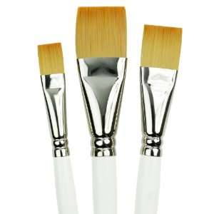   Royal and Langnickel Short Handle Paint Brush Set, Glaze Wash, 3 Piece