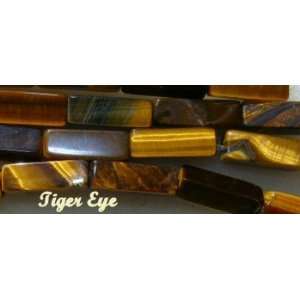  Tiger Eye Rectangular Prism Beads; 13x4mm; 15.5 Strand 