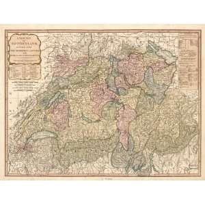  1794 map of Switzerland