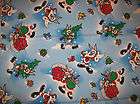 AN ADORABLE BUGS BUNNY HOLIDAY CHRISTMAS COTTON FABRIC BY THE YARD