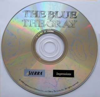 The Blue and The Gray Grey Civil War Sim XP/Vista/Win7  