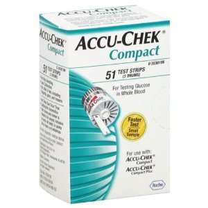 Accu Chek Test Strips, 3 Drums 51 strips Health 