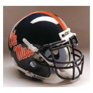  Mississippi Rebels Schutt Mini Helmet Sports Collectibles