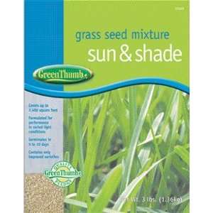 Barenbrug Usa Gt 3Lb Sun/Shade Seed 531523 Grass Seed  
