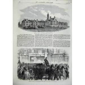   Lunatic Asylum Dartford 1866 Funeral Fire Brigade Art