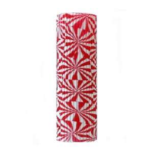    3 X 9 Inch Red and White Pillar Candles [21659]