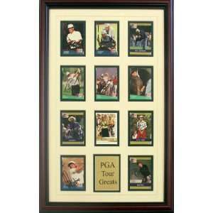  PGA Tour Greats Autographed Framed Card Set Sports 