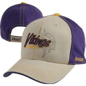 Minnesota Vikings Youth Grey Front Panel Structured Adjustable Hat 