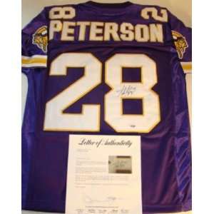 Signed Adrian Peterson Uniform   PSA DNA FULL LOA   Autographed NFL 