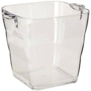 Square 13 in. Clear Acrylic Plastic Ice (Party) Tubs  
