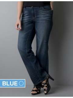 LANE BRYANT   Distinctly Boot jean with Right Fit Technology customer 