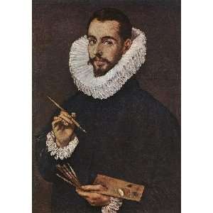   painting name Portrait of the Artists Son Jorge Manuel, By Greco El