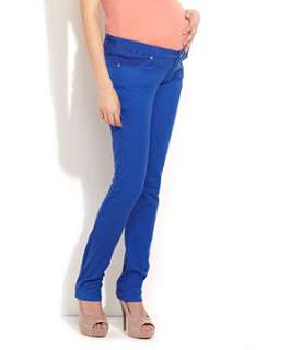 Blue (Blue) Maternity Blue Skinny Jeans  234151340  New Look