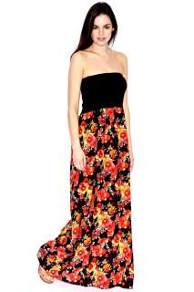    Sale  Dresses  Arabella Floral Print Bandeau Maxi Dress