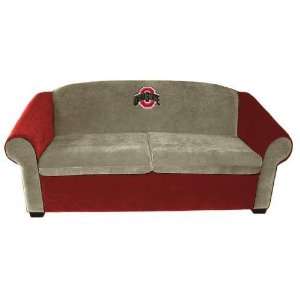  Ohio State OSU Buckeyes Microsuede Sofa/Couch Sports 