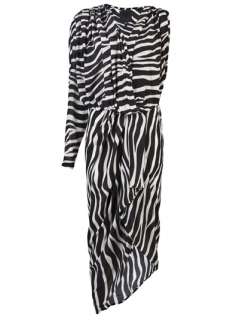 Black Heart Zebra Dress   Eva New York   farfetch 