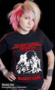 BASKET CASE T SHIRT HORROR 80S MOVIE FUNNY GORE CULT  