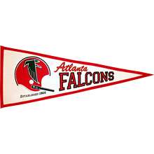 Winning Streak Atlanta Falcons Throwback Felt Pennant   