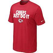 Nike Kansas City Chiefs Just Do It T Shirt   Team Color    