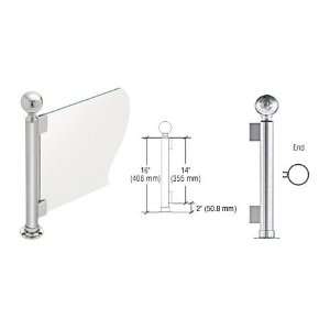   Round PP05 Elegant Series Counter/Partition End Post by CR Laurence