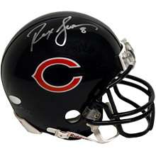 Mounted Memories Chicago Bears Rex Grossman Signed Mini Helmet 