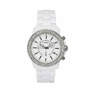 Fossil Womens CH2671 Stella Plastic Bracelet White Dial Watch