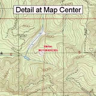   Quadrangle Map   Elkton, Oregon (Folded/Waterproof)