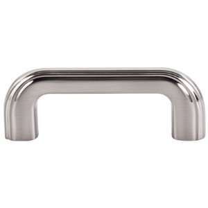 Victoria Falls Pull 3 Drill Centers   Brushed Satin Nickel