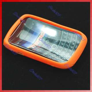 Orange Silicone Case Cover for Blackberry 9700 9020  