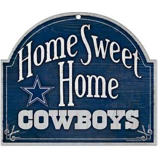 Wincraft Dallas Cowboys Home Sweet Home Arched Wood Sign   