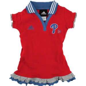  Philadelphia Phillies adidas Toddler Girls Polo Dress 