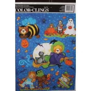   Halloween Color Clings Window Mirror Art Stickers