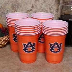  Auburn Tigers Orange Game Day 24 Pack 18oz. Plastic Cups 