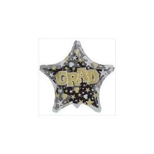  Gold and Silver Graduation Star Foil Balloon Toys & Games