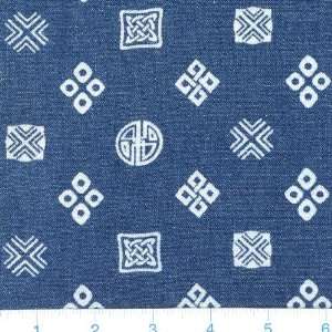  56 Wide Washed Denim Characters Blue Fabric By The Yard 